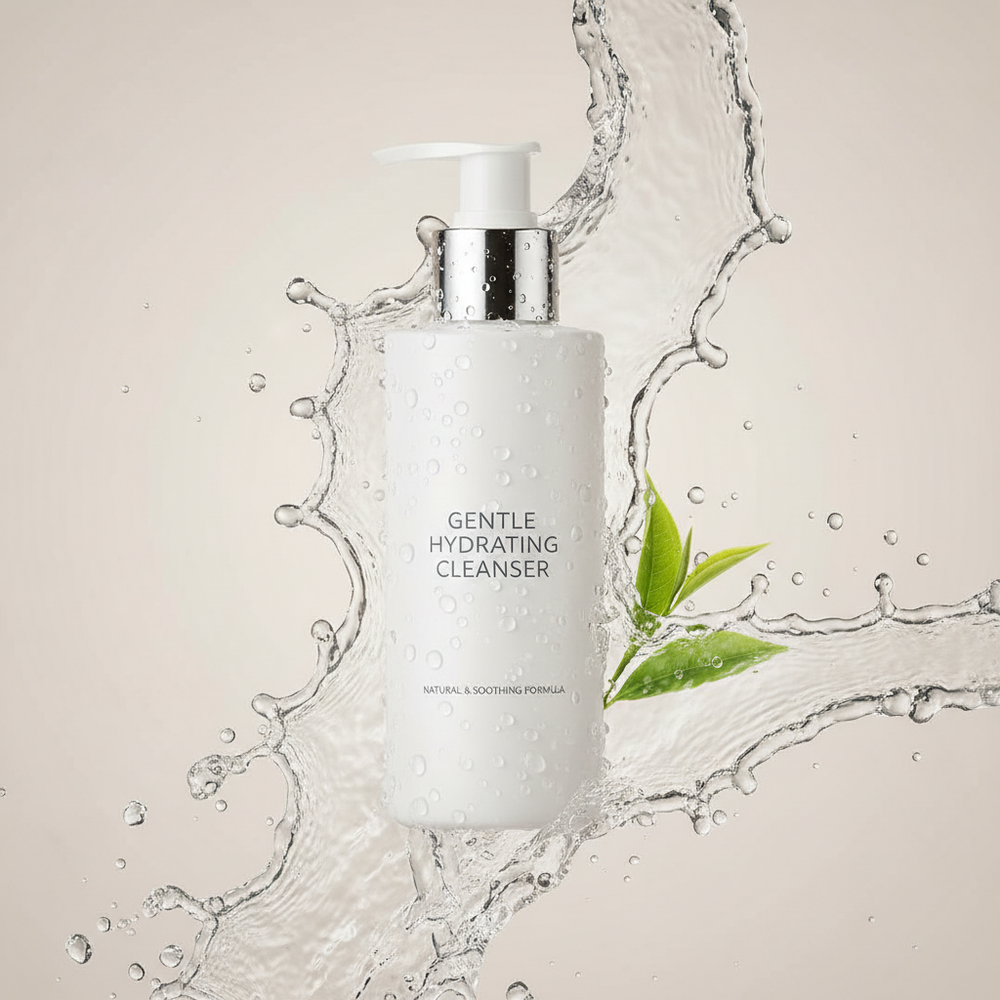 Face Wash with Water Splash