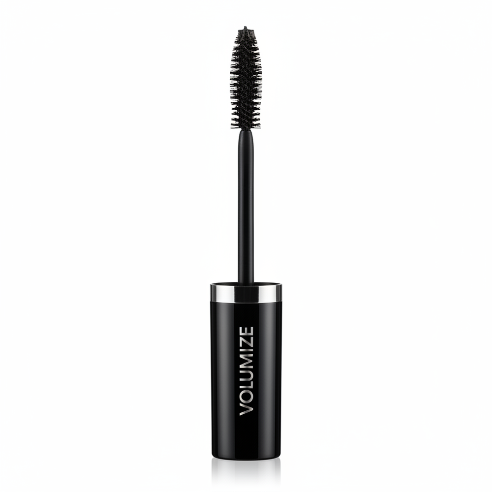 Mascara opened with brush