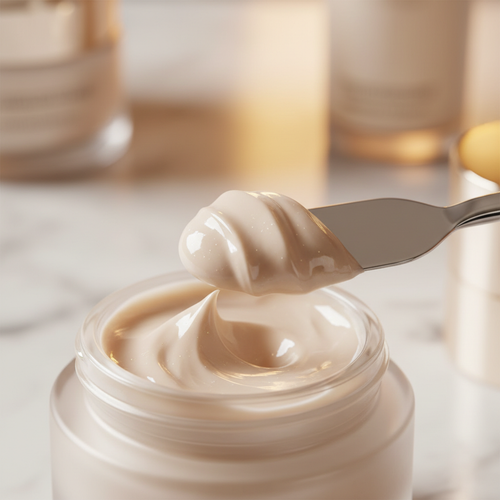 Cream texture detail