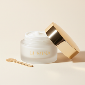 Moisturizer side angle view